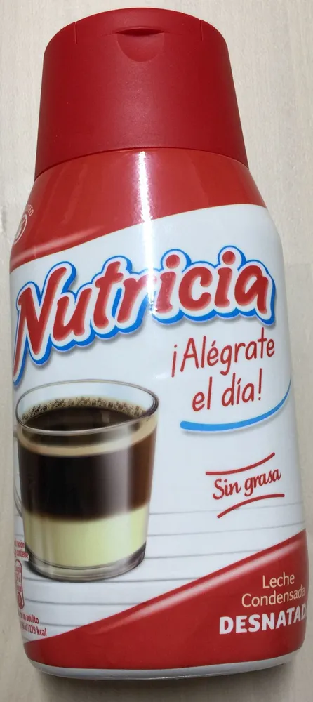 Leche condensada desnatada