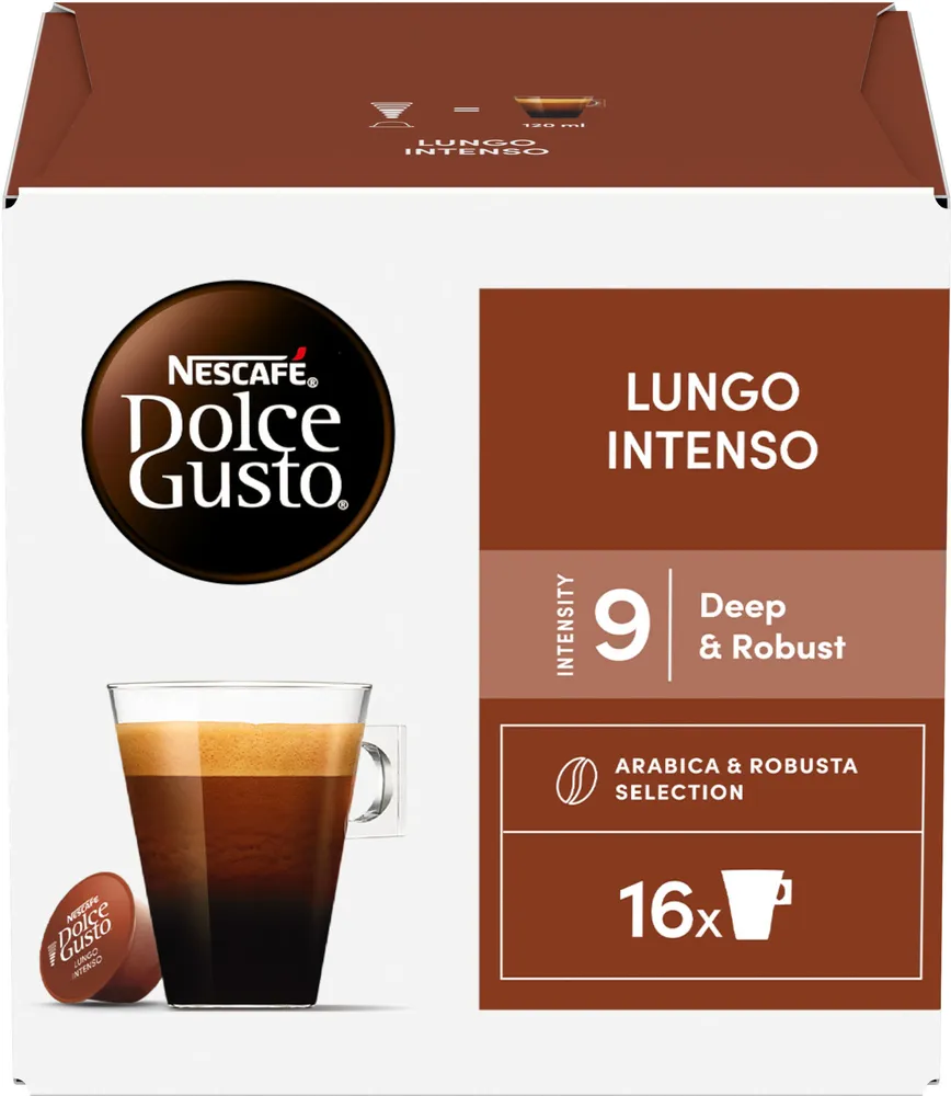 Capsules NESCAFE DOLCE GUSTO Lungo Intenso 16 Capsules