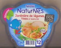 NaturNes Jardinière de légumes, Veau et tendre blé