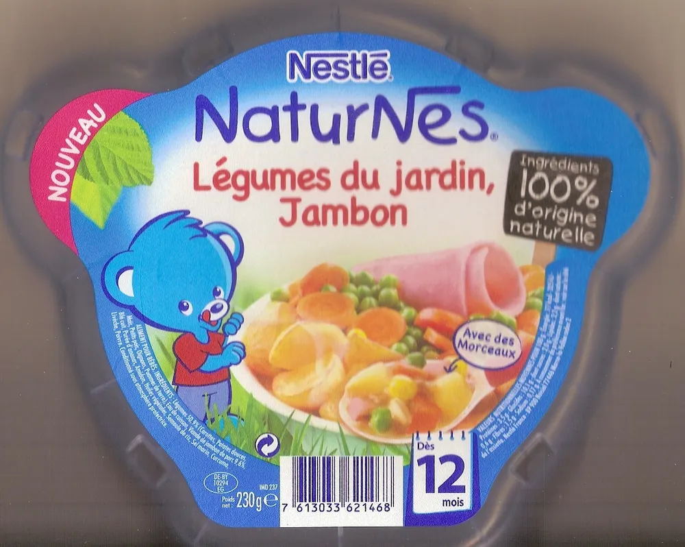 NaturNes - Légumes du jardin, Jambon