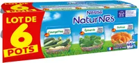 NESTLE NATURNES Courgettes+Epinards+Potiron-6x130g-Dès 4/6 mois