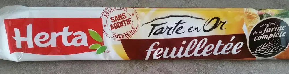 Tarte en or feuilletée