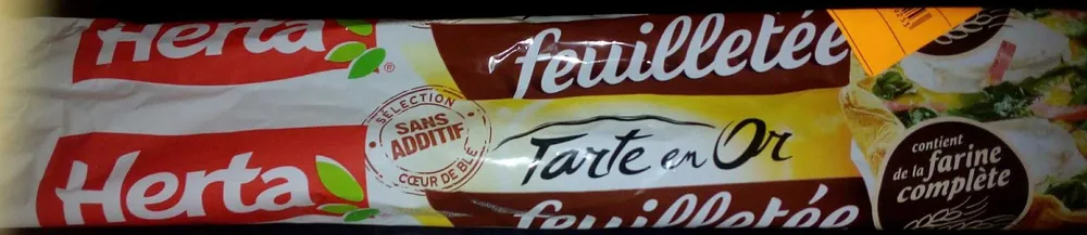 Pâte à tarte feuilletée