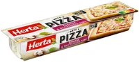 Pâte à pizza épaisse et rectangulaire