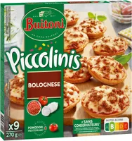 PICCOLINIS mini-pizzas surgelées Bolognese