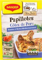 MAGGI Papillotes Côtes de Porc Tomate et Herbes Méditerrannéennes 34g