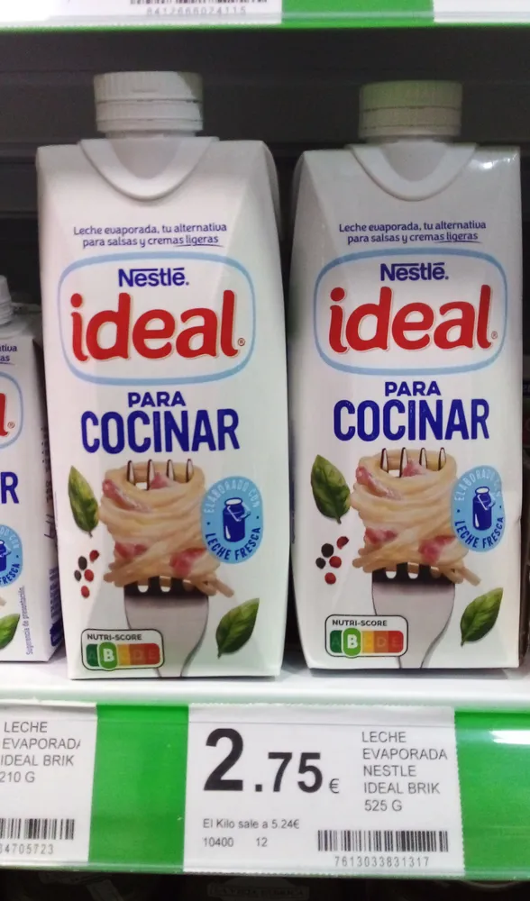 Lait Concentré Partiellement Écrémé