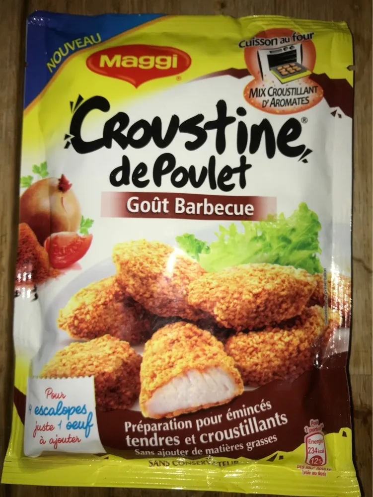 Croustine de poulet goût barbecue