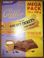Chocolat au lait des alpes suisses