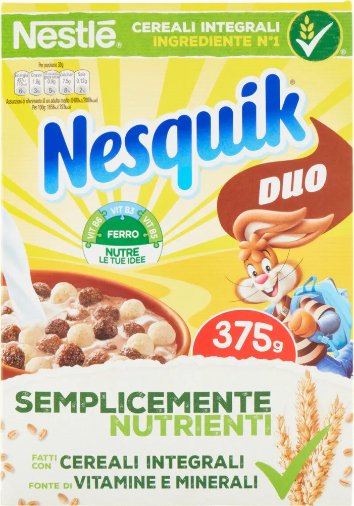 Duo palline di cereali al cioccolato e palline