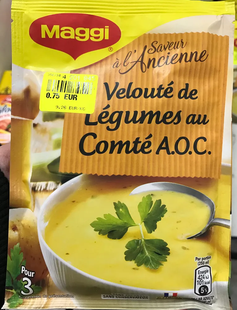 MAGGI Saveur à l'Ancienne Velouté de légumes au Comté A.O.C 81g