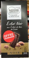 Grand Chocolat Éclat Noir aux Éclats de fève de Cacao Noir
