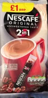 NESCAFE ORIGINAL Unsweetened Taste 2 in 1