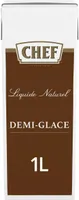 Demi-Glace Naturelle CHEF Brique de 1L (ingrédients d'origine naturelle)