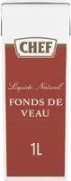 Fonds de Veau Naturel CHEF - Brique de 1L