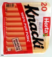 20 Original Knacki, 100 % Pur Porc