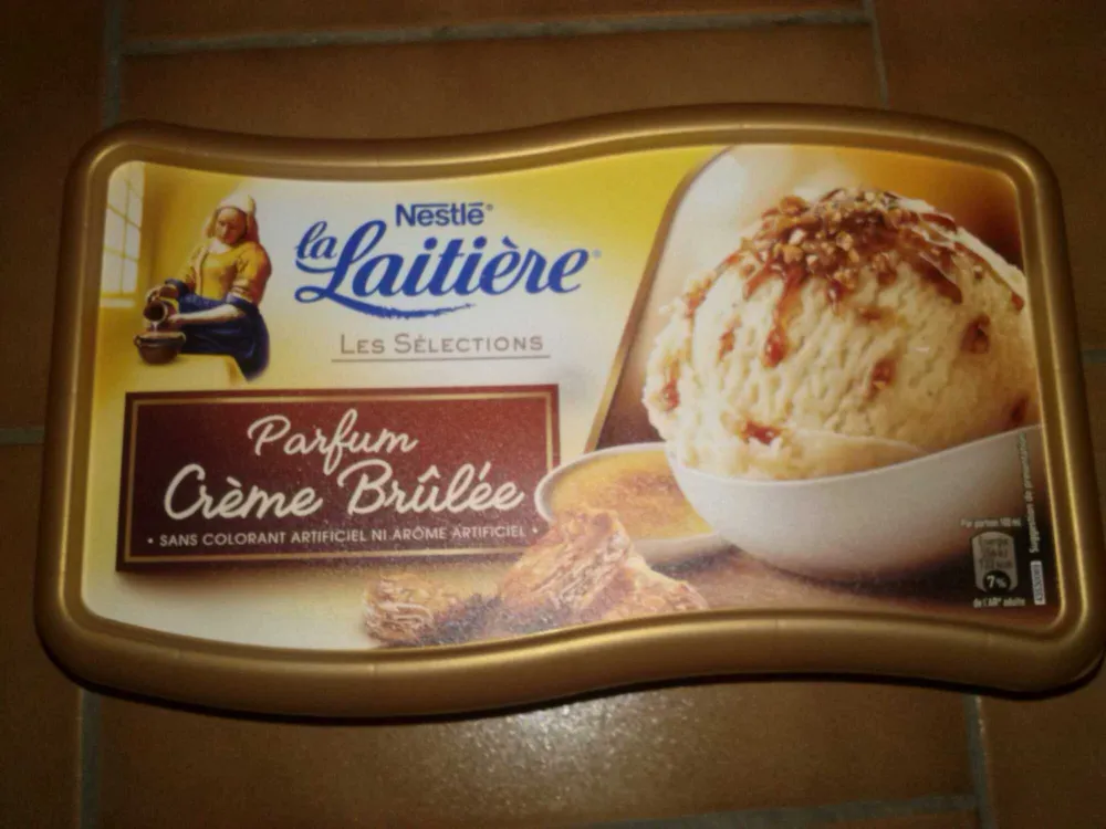 La laitière parfum crême brulée