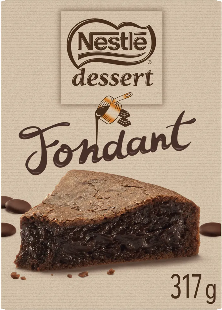 NESTLE DESSERT Préparation pour Fondant au Chocolat 317g
