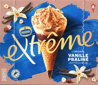Extrême Original Cône Vanille Praliné