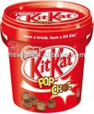 Kit Kat Ao Leite Em Bolinhas Balde Com