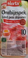 Lard Petit Déjeuner fumé