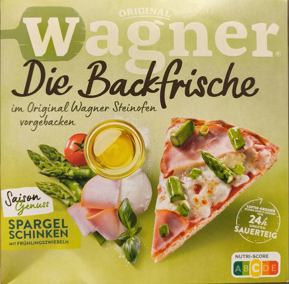 Die Backfrische Spargel Schinken mit Frühlingszwiebeln