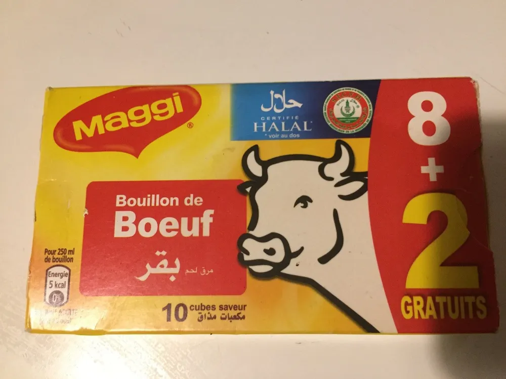 Bouillon de boeuf halal