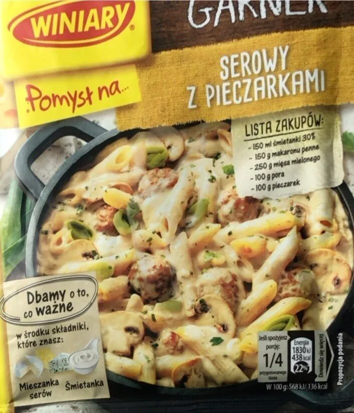 Pomysł Na… Garnek serowy z pieczarkami