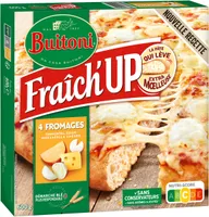BUITONI FRAICH'UP pizza surgelée 4 Fromages 600g