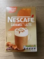 Instant coffee beverage. Caramel flavour