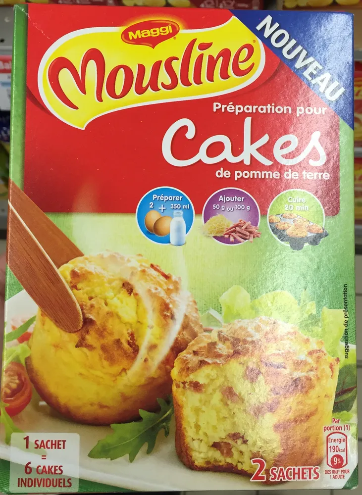 Préparation pour Cakes de pomme de terre