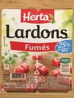 Lardons fumés (-25 % de sel)