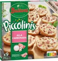 PICCOLINIS Mini-Pizzas surgelées Alla Carbonara