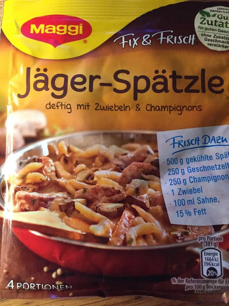 Maggi Jäger-Spätzle