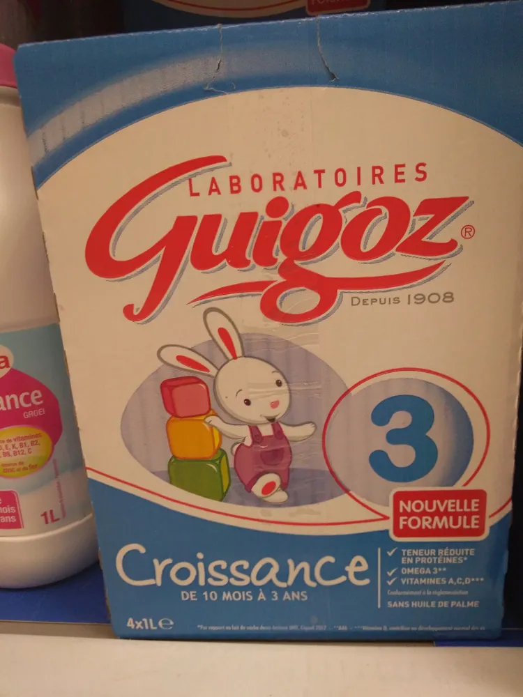Guigoz croissance, de 10 mois à 3 ans