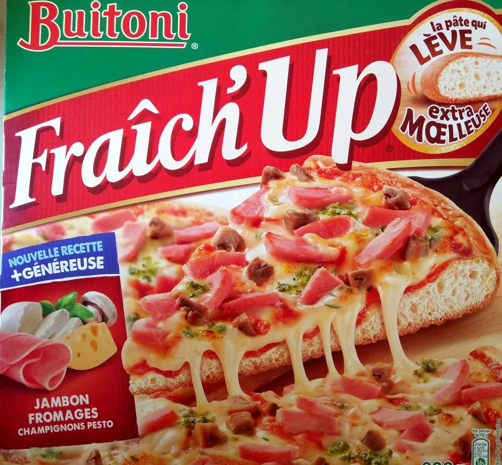 Fraîch'Up Jambon Fromages Champignons Pesto
