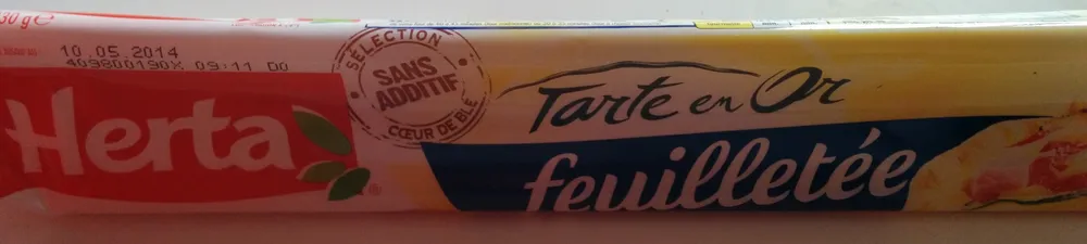 Tarte en Or feuilletée