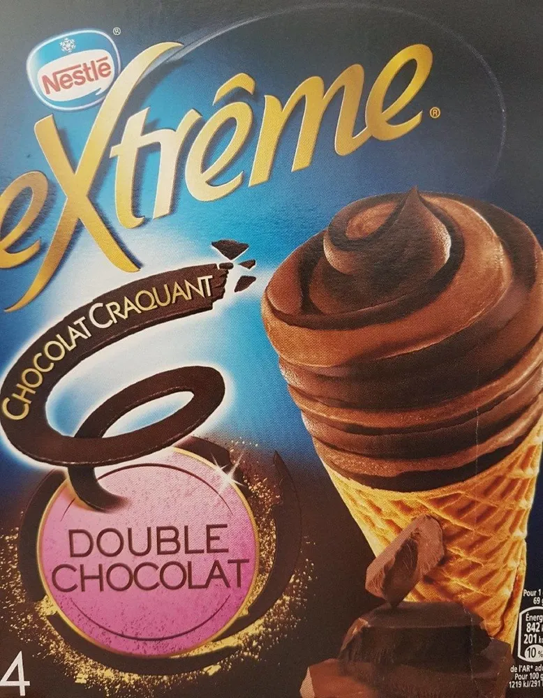 Gaufrette garni de chocolat Nestlé