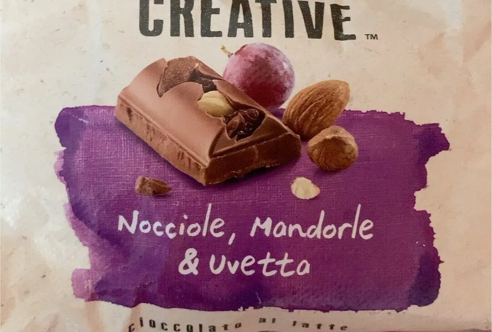 le ricette creative nocciole,mandorle e uvetta