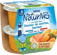 NATURNES Douceur de carottes, Saumon