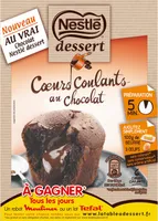 Cœur coulants au chocolat nestle