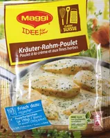 Idée pour Poulet à la crème et aux fines herbes