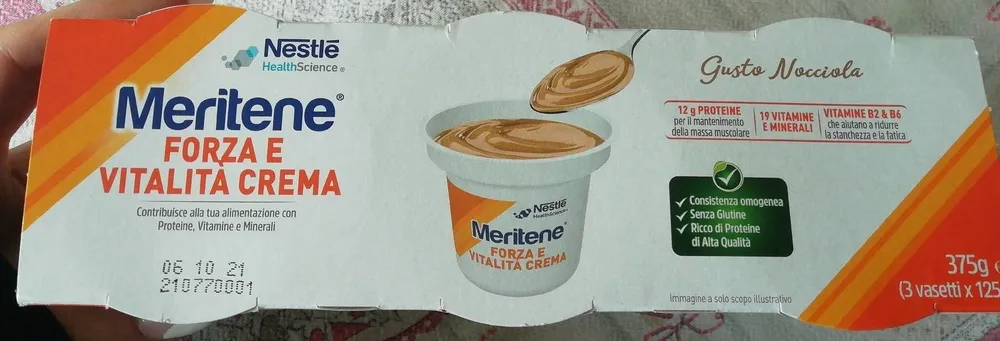 Budino meritene forza e vitalità