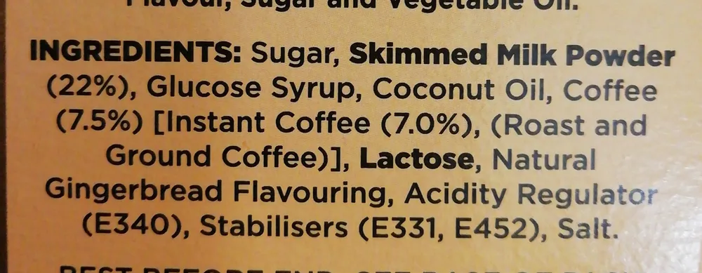 Nescafe Café Menu Latte Gingerbread