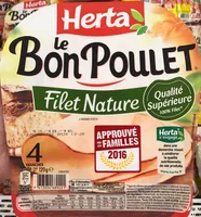 Le Bon Poulet Filet Nature (4 tranches)