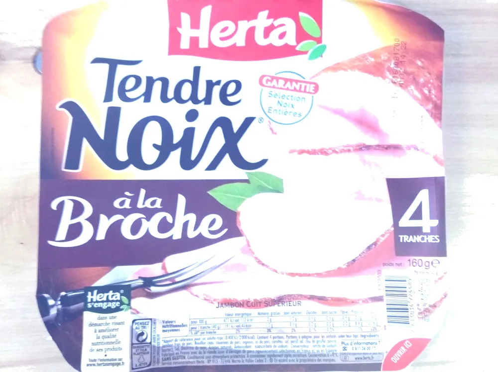 Tendre noix à la broche - 4 tranches