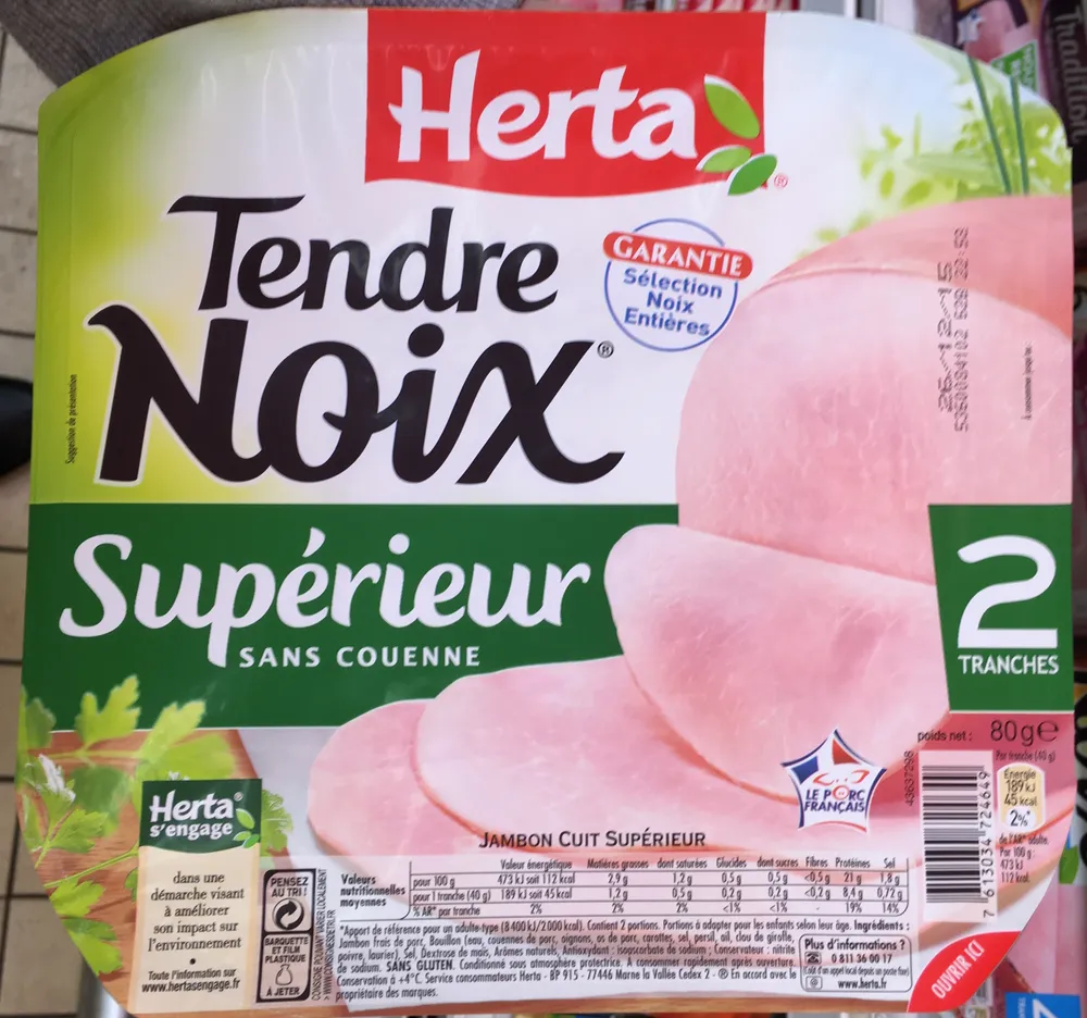 Tendre Noix Supérieur sans couenne