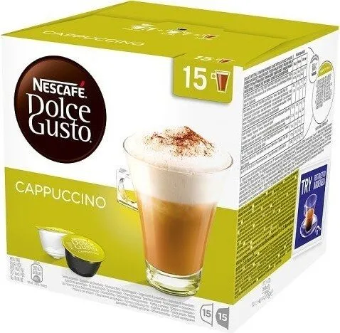 Gusto Cappuccino Coffee Pods Capsules Per Box