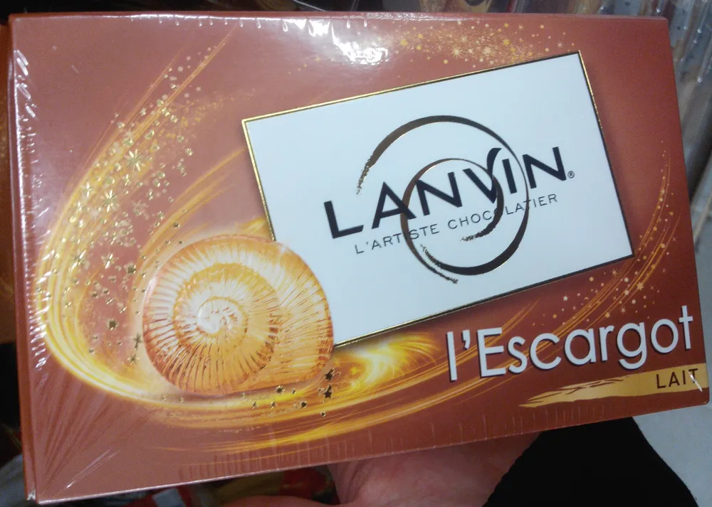 L'Escargot - Bonbons de chocolat au lait fourrés au praline