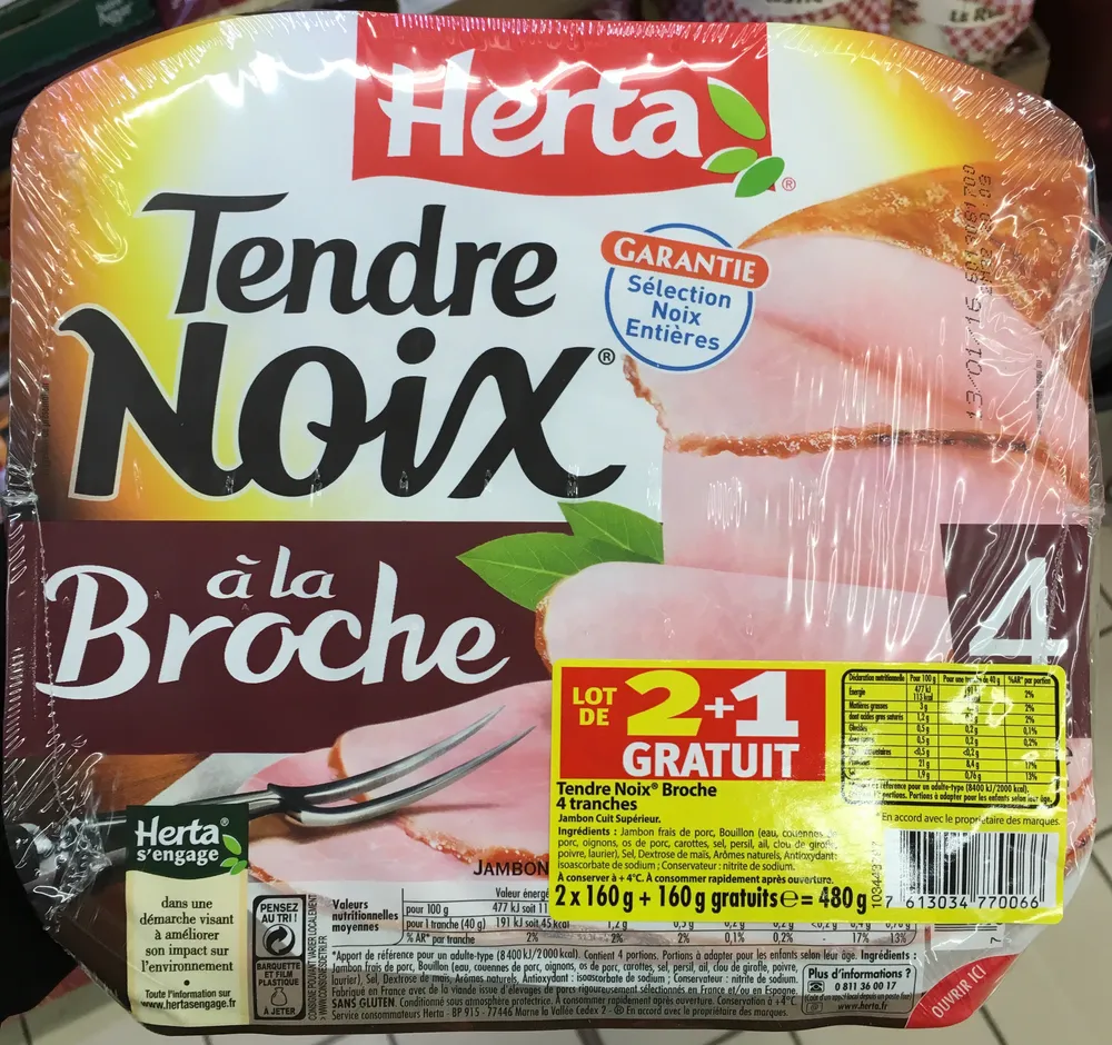 Tendre Noix à la Broche (lot 2+1 gratuit)